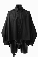 画像をギャラリービューアに読み込む, Y's VOLUMETRIC BLOUSON SHIRT (BLACK)