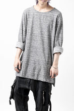 Load image into Gallery viewer, ISAMU KATAYAMA BACKLASH RANDOM PILE FABRIC LONG SLEEVE CUT & SEWN (GREY)