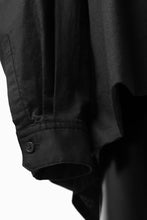 画像をギャラリービューアに読み込む, Y's VOLUMETRIC BLOUSON SHIRT (BLACK)