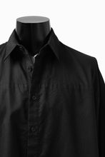 画像をギャラリービューアに読み込む, Y's VOLUMETRIC BLOUSON SHIRT (BLACK)