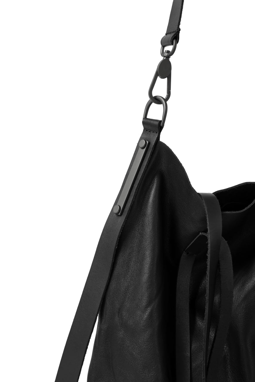 PAL OFFNER 2WAY EASY TOTE BAG / CALF LEATHER (BLACK)