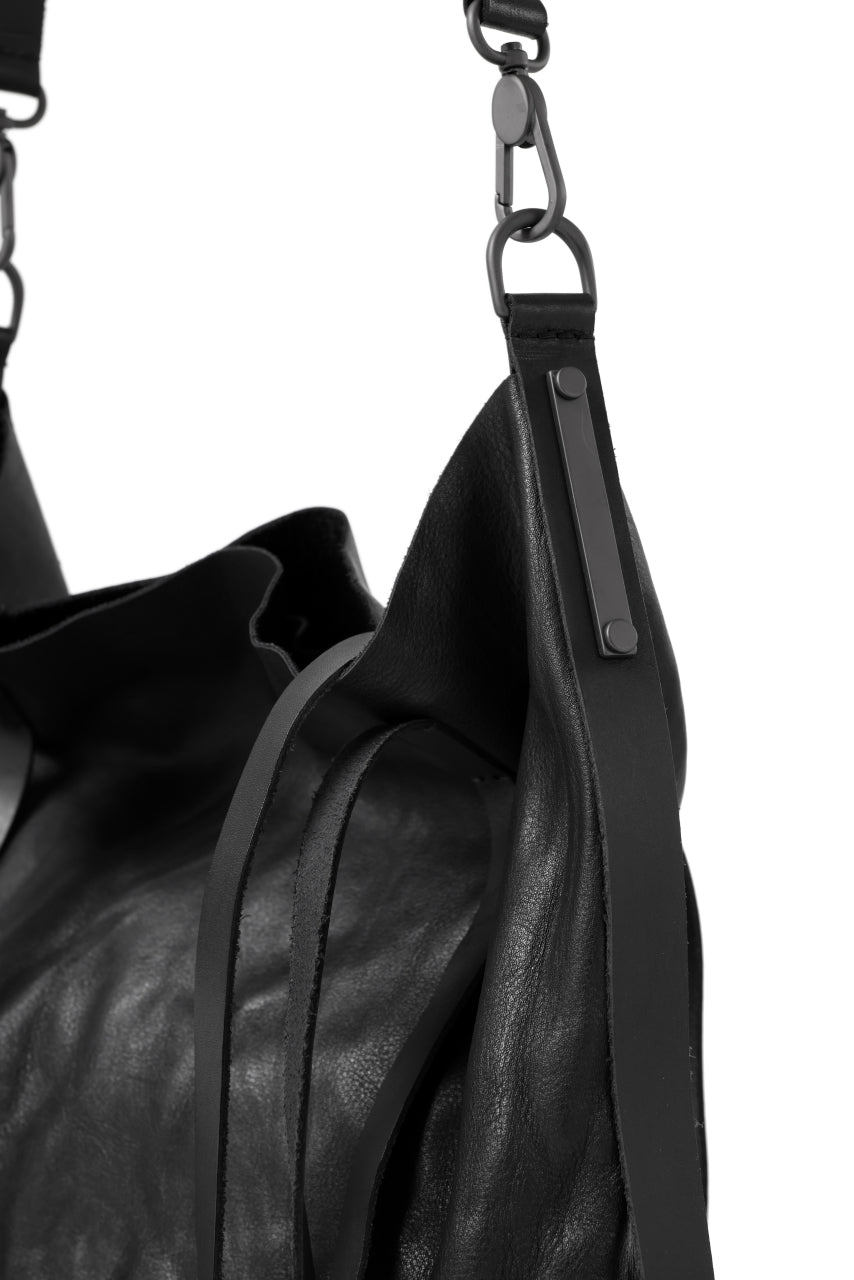 画像をギャラリービューアに読み込む, PAL OFFNER 2WAY EASY TOTE BAG / CALF LEATHER (BLACK)