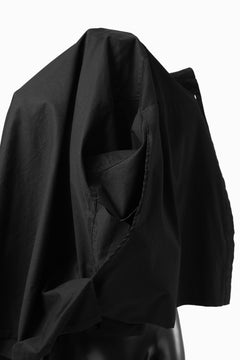 画像をギャラリービューアに読み込む, Y's VOLUMETRIC BLOUSON SHIRT (BLACK)