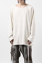Load image into Gallery viewer, ISAMU KATAYAMA BACKLASH RANDOM PILE FABRIC LONG SLEEVE CUT & SEWN (BEIGE)