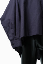 画像をギャラリービューアに読み込む, Y's VOLUMETRIC BLOUSON SHIRT (NAVY)