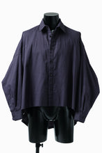 画像をギャラリービューアに読み込む, Y's VOLUMETRIC BLOUSON SHIRT (NAVY)