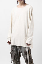 Load image into Gallery viewer, ISAMU KATAYAMA BACKLASH RANDOM PILE FABRIC LONG SLEEVE CUT & SEWN (BEIGE)