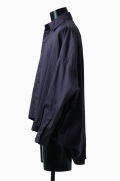 画像をギャラリービューアに読み込む, Y's VOLUMETRIC BLOUSON SHIRT (NAVY)