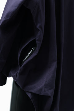 画像をギャラリービューアに読み込む, Y's VOLUMETRIC BLOUSON SHIRT (NAVY)