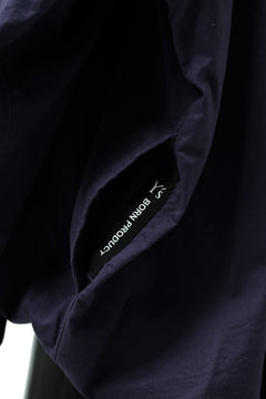 画像をギャラリービューアに読み込む, Y's VOLUMETRIC BLOUSON SHIRT (NAVY)