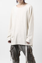 Load image into Gallery viewer, ISAMU KATAYAMA BACKLASH RANDOM PILE FABRIC LONG SLEEVE CUT & SEWN (BEIGE)