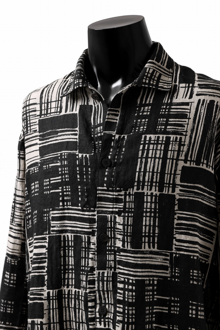 _vital oversized shirt / organic soft linen (TEXTURE)