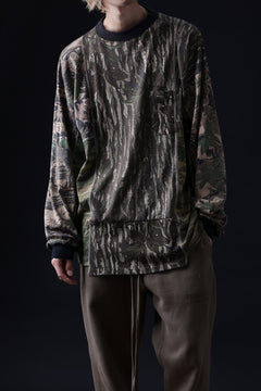 Load image into Gallery viewer, CHANGES VINTAGE REMAKE QUINTET PANEL L/S TEE (CAMO #B)