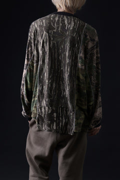 Load image into Gallery viewer, CHANGES VINTAGE REMAKE QUINTET PANEL L/S TEE (CAMO #B)