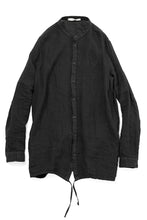 Load image into Gallery viewer, daub PLAIN COLLAR SHIRT / COLD DYED ORGANIC COTTON (GREY)