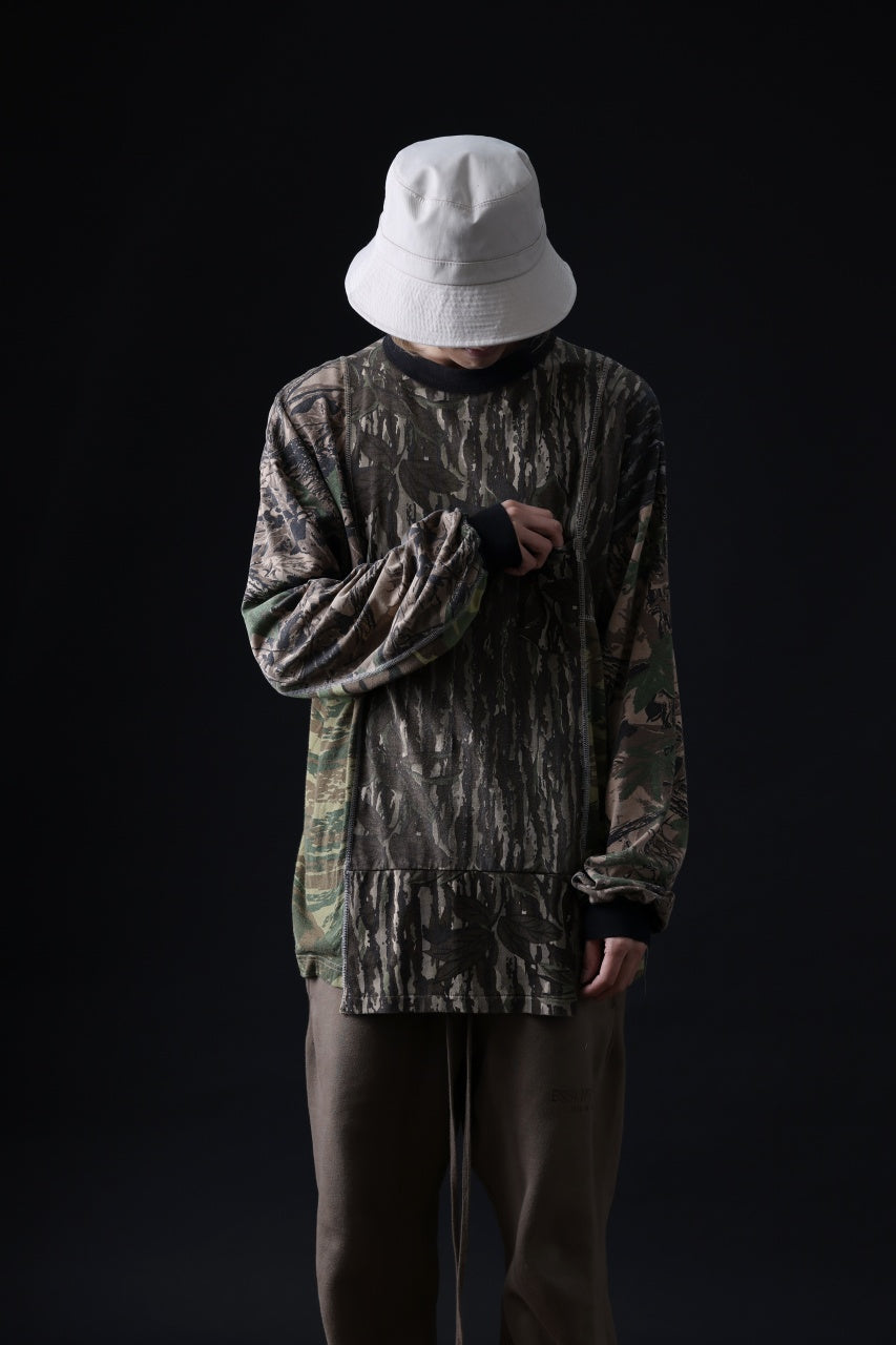 Load image into Gallery viewer, CHANGES VINTAGE REMAKE QUINTET PANEL L/S TEE (CAMO #B)