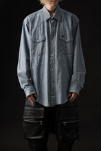 画像をギャラリービューアに読み込む, CHANGES VINTAGE REMAKE WESTERN SHIRT (INDIGO #C)