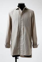 画像をギャラリービューアに読み込む, sus-sous shirts dress / C53 L47 dobby stripe washer (SILVER GREY)