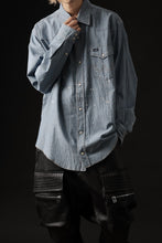 画像をギャラリービューアに読み込む, CHANGES VINTAGE REMAKE WESTERN SHIRT (INDIGO #C)