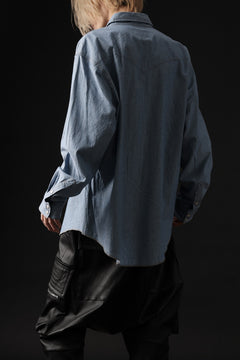 画像をギャラリービューアに読み込む, CHANGES VINTAGE REMAKE WESTERN SHIRT (INDIGO #A)