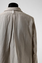画像をギャラリービューアに読み込む, sus-sous shirts dress / C53 L47 dobby stripe washer (SILVER GREY)