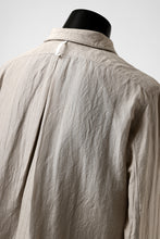 画像をギャラリービューアに読み込む, sus-sous shirts dress / C53 L47 dobby stripe washer (SILVER GREY)