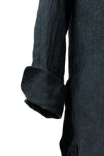 Load image into Gallery viewer, sus-sous shirts dress / L100 poplin washer (NAVY)