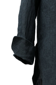 Load image into Gallery viewer, sus-sous shirts dress / L100 poplin washer (NAVY)