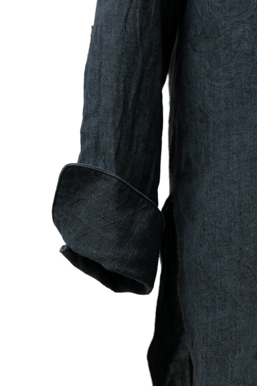 Load image into Gallery viewer, sus-sous shirts dress / L100 poplin washer (NAVY)