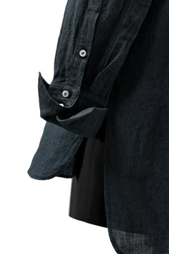 Load image into Gallery viewer, sus-sous shirts dress / L100 poplin washer (NAVY)