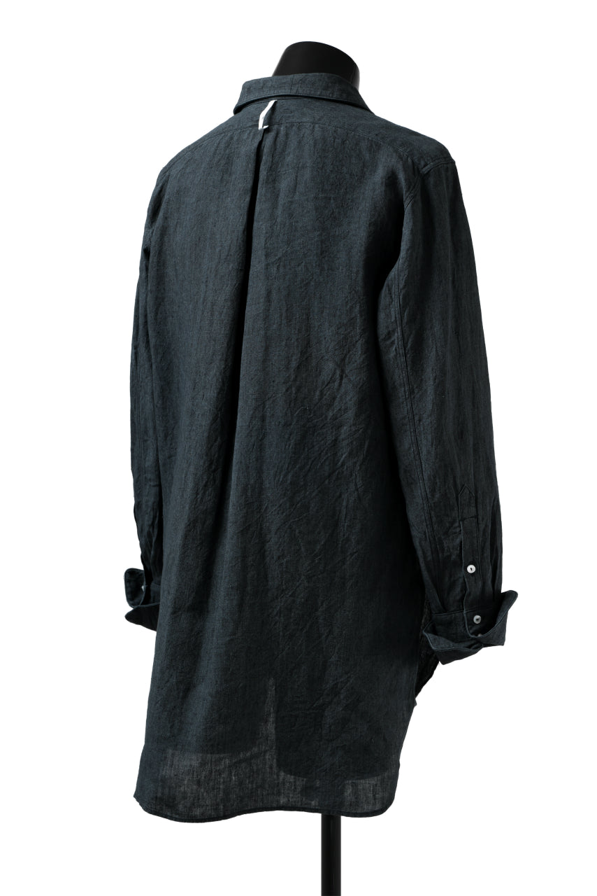 sus-sous shirts dress / L100 poplin washer (NAVY)
