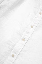 Load image into Gallery viewer, daub STRIPE LONG SHIRT / WASHED SOFT TWILL (WHITE)