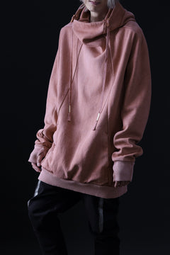 Load image into Gallery viewer, BORIS BIDJAN SABERI HOODY PULLOVER / NATURAL OBJECT DYED "HOODY2-F092" (ORANGE ROSE)