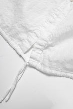 Load image into Gallery viewer, daub STRIPE LONG SHIRT / WASHED SOFT TWILL (WHITE)
