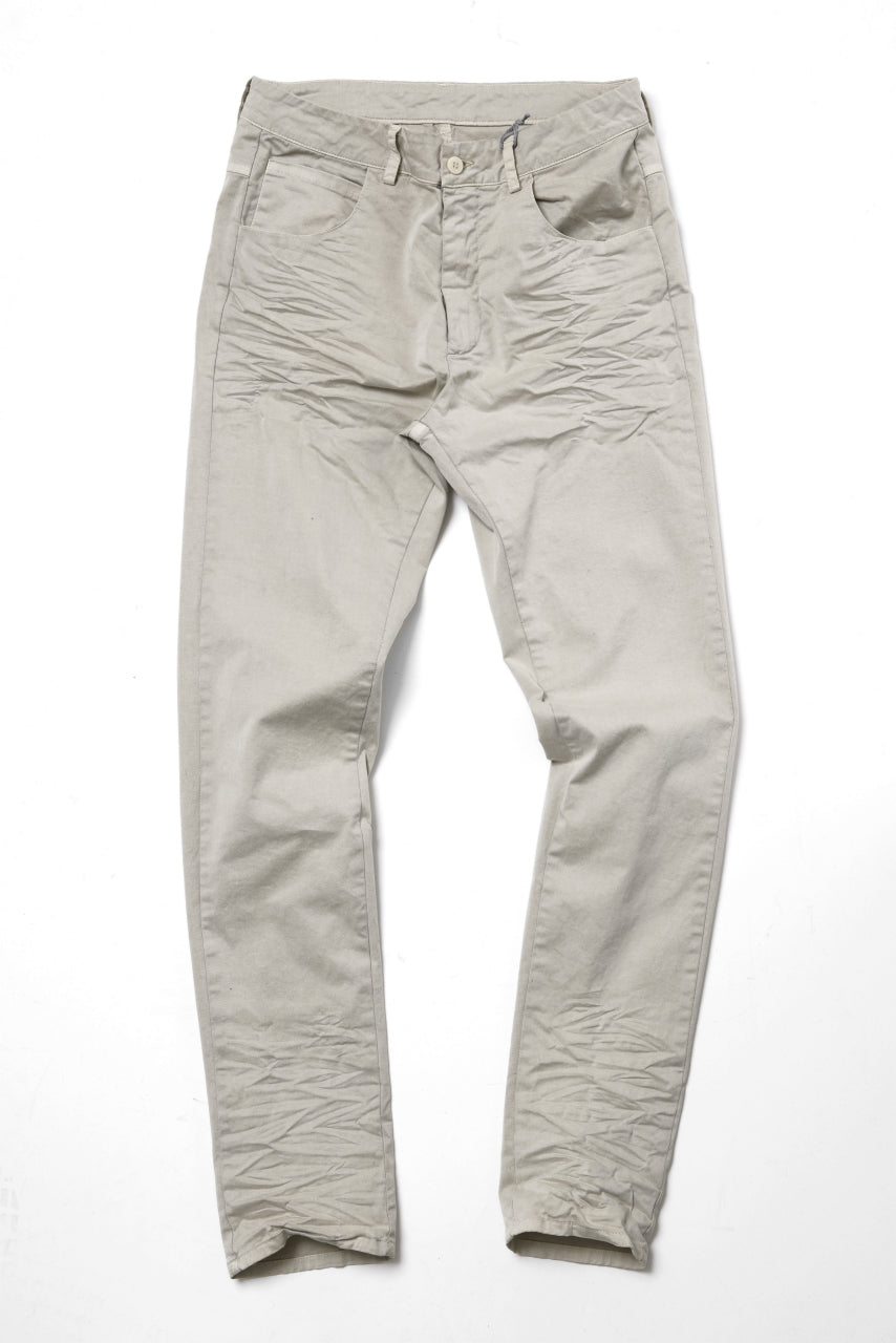 Load image into Gallery viewer, daub ERGONOMIC SKINNY PANTS / DYED STRETCH LIGHT COTTON (SAND)