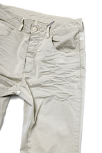 Load image into Gallery viewer, daub ERGONOMIC SKINNY PANTS / DYED STRETCH LIGHT COTTON (SAND)