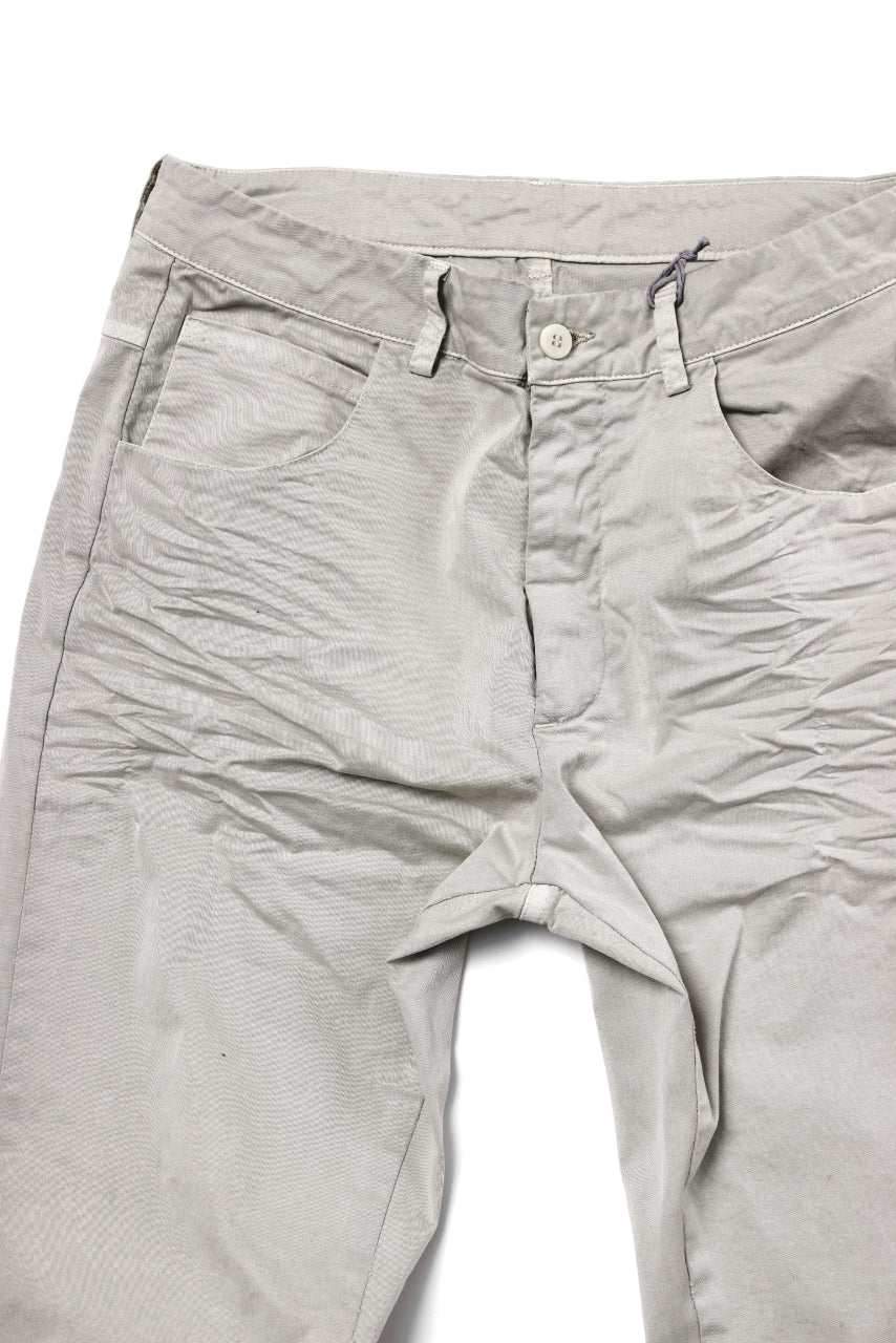 Load image into Gallery viewer, daub ERGONOMIC SKINNY PANTS / DYED STRETCH LIGHT COTTON (SAND)