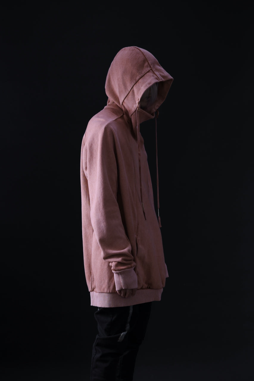 Load image into Gallery viewer, BORIS BIDJAN SABERI HOODY PULLOVER / NATURAL OBJECT DYED "HOODY2-F092" (ORANGE ROSE)
