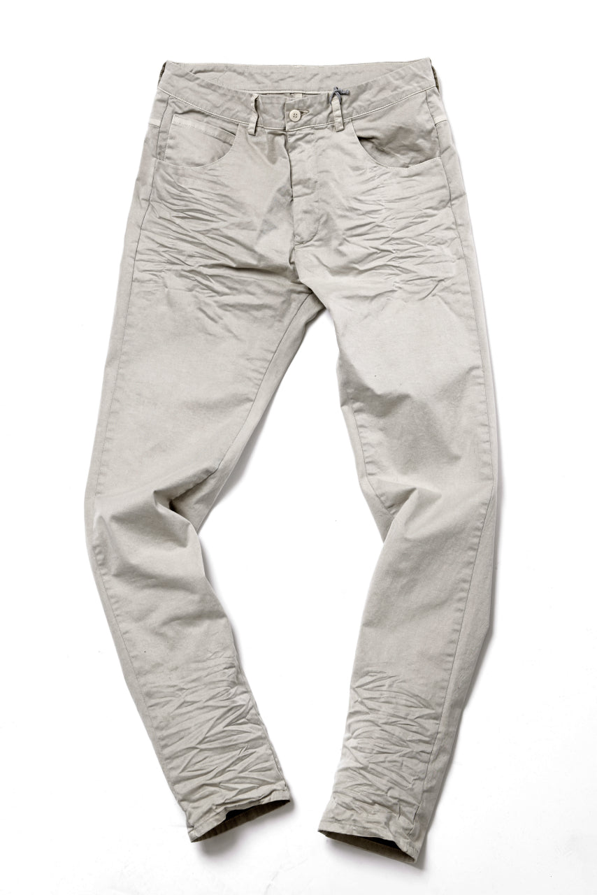 Load image into Gallery viewer, daub ERGONOMIC SKINNY PANTS / DYED STRETCH LIGHT COTTON (SAND)
