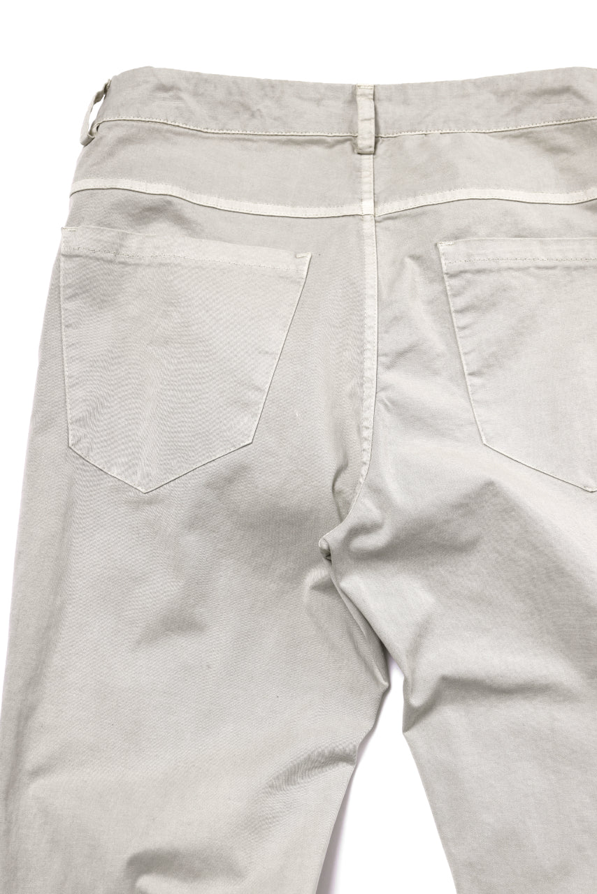 Load image into Gallery viewer, daub ERGONOMIC SKINNY PANTS / DYED STRETCH LIGHT COTTON (SAND)