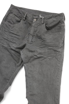 画像をギャラリービューアに読み込む, daub DYEING ERGONOMIC SLIM PANTS / L.TWILL (GREY)