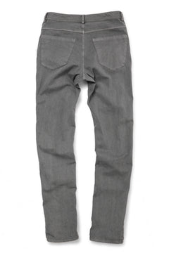 画像をギャラリービューアに読み込む, daub DYEING ERGONOMIC SLIM PANTS / L.TWILL (GREY)