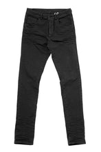 Load image into Gallery viewer, daub ERGONOMIC SKINNY PANTS / DYED LIGHT TWILL (BLACK)