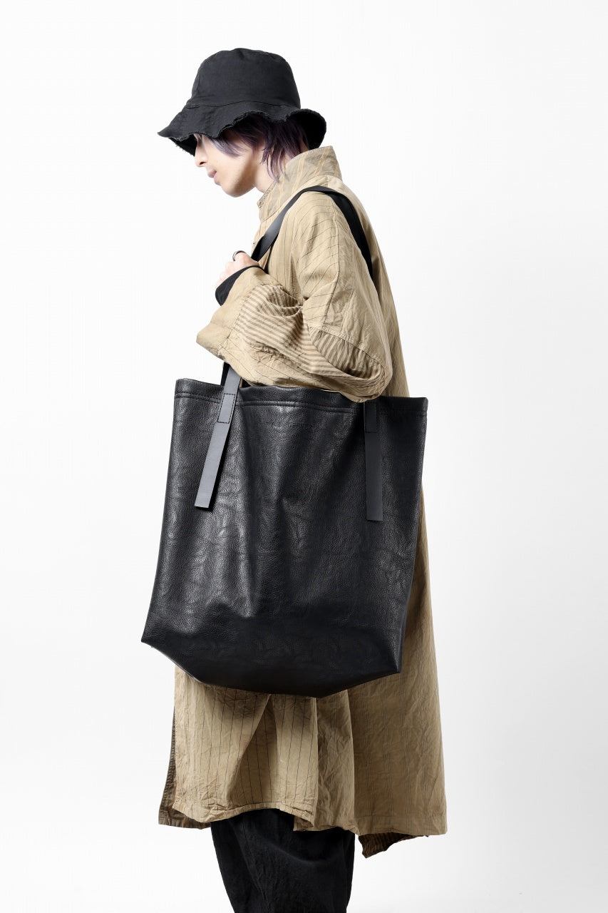 画像をギャラリービューアに読み込む, PAL OFFNER BIG SHOPPER BAG / VEGAN LEATHER (BLACK)