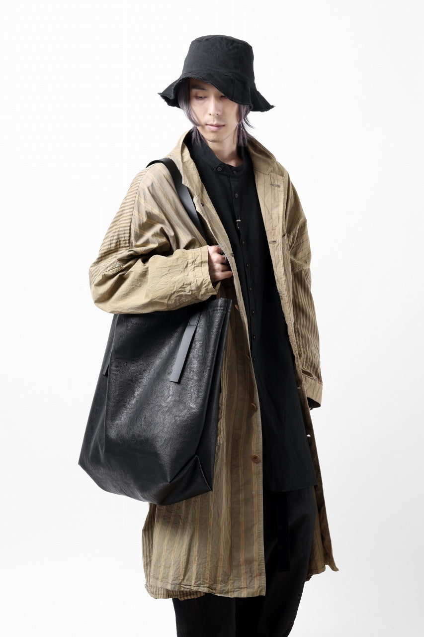 画像をギャラリービューアに読み込む, PAL OFFNER BIG SHOPPER BAG / VEGAN LEATHER (BLACK)