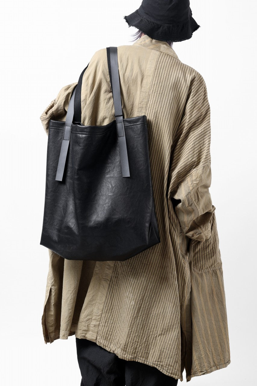 画像をギャラリービューアに読み込む, PAL OFFNER BIG SHOPPER BAG / VEGAN LEATHER (BLACK)