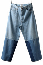 画像をギャラリービューアに読み込む, FACETASM PATCHWORK BIG DENIM PANTS (INDIGO)