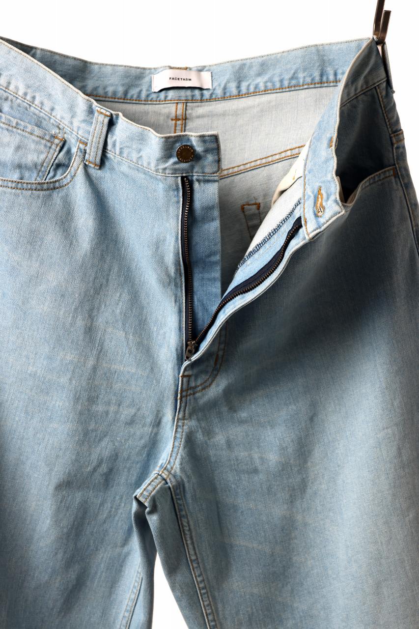 画像をギャラリービューアに読み込む, FACETASM PATCHWORK BIG DENIM PANTS (INDIGO)