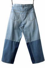 画像をギャラリービューアに読み込む, FACETASM PATCHWORK BIG DENIM PANTS (INDIGO)