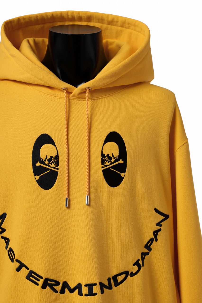 Load image into Gallery viewer, mastermind JAPAN SWEAT HOODIE / FACE LOGO (YELLOW)